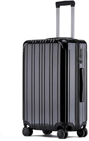 Gumidor Koffer Handgepäck Reisekoffer Bordkoffer Hartschalen in Polycarbonat · Koffer Trolley Rollkoffer Teleskopgriff, TSA, 4 Rollen(Schwarz,S)