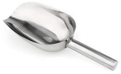 Alipis Pelle à Glace En Acier Inoxydable 22 Cm Cuillère à Bonbons Argentée Pour Buffet Mariage Bar Fête