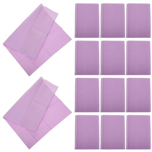 Gatuida 50PCS Disposable Nail Desk Mats for Manicure Table Soft Tear-resistant Wood Pulp Paper Nail Art Pads Oil-resistant Covers for Techs and Salon Workstations