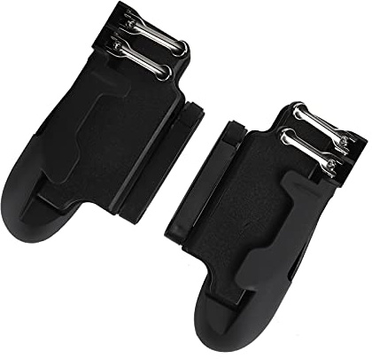 EIMSOAH Tablet Gamepad Universal 6 Fingers Game Handle Controller for Tablet Aim Gamepad, Game Accessory for 5.5 or Above and Mobile Phone, ABS, Alloy, 2 Pack
