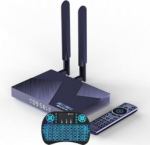 Android TV Box, Octa-Core RK3588, 8GB RAM, 64GB ROM, Supports 8K & 4K Ultra HD, WiFi 6, Bluetooth 5.0, USB 3.0, Smart Media Player for Streaming Entertainment