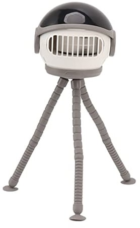Marhynchus Ventilador para Carrito Clip Trípode Flexible, 3 Velocidades Recargable con Malla de Seguridad, para Cochecito