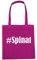 Reifen-Markt Tasche #Spinat Größe 38x42 Farbe Pink Druck Weiss