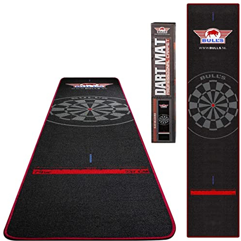 Bulls Dartteppich 300 x 65cm (Schwarz/Rot)