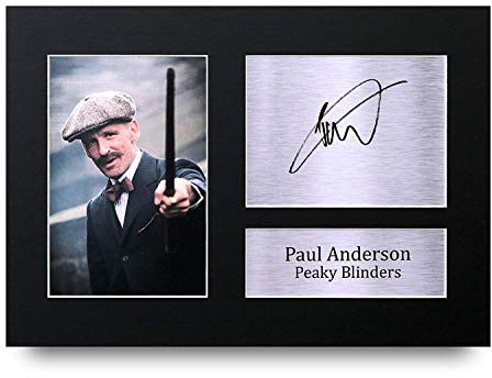 HWC Trading A4 Paul Anderson Ungerahmt Signiert Gedruckt Autogramme Bild Wandbild Wohnzimmer