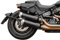 Leder SATTELTASCHE RECHTE Seite FÜR HD SOFTAIL 2018-2024 Fat BOB, Low Rider, Street BOB, Slim, Low Rider S Made IN Italy ENDSCUOIO (Schwarze Nähte)