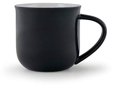 Viva Scandinavia Kaffeebecher aus Porzellan, robust, 350 ml, Dunkelblau, 2 Stück