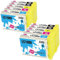 INK INSPIRATION® Ersatz für Brother LC1000 Druckerpatronen 10er-Pack, kompatibel mit Brother DCP-130C DCP-135C DCP-150C DCP-330C DCP-350C DCP-357C DCP-540CN DCP-560CN DCP-770CW MFC-235C 465CN FAX-2840