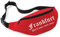 Uglyshirt89 Frankfurt Bauchtasche | Ultras Fussball Sport Fan Tasche (Rot)