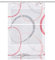 Home fashion Magnetrollo Querstreifen Digitaldruck Vitus, ROT, 130 X 45 cm