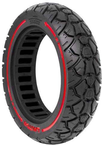[M365Lyon] Vollreifen, pannensicher, 10 x 2,5 (10 x 2,50 – 250 x 64 – 60/70 – 6,5) für Roller Ninebot G30 Max und F25 F30 F40 – Jeep, Ducati Pro 2 EVO, Ocean Drive (1 x Ziehen)