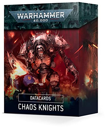 Games Workshop Warhammer 40k - Datacards V.9 Chaos Knights (de)
