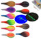 Njord Kalastus Inline Spoon Forelle in Box | UV Aktiv und Selbstleuchtende 3D Augen | Durchlaufblinker Forellenköder Inliner Spoon Inline Durchlauf Spoons Forelle Angel Set Spoon (2,8g, 10er Set)