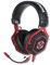 Konix Dungeons & Dragons Casque Gaming Filaire D20 pour PC - Haut-parleurs 50 mm - Microphone - Câble USB 2 m - Rétroéclairage - Noir et Rouge