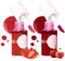 Erinde Lip Tint Stain Maquillaje, Tinta de labios natural coreana, maquillaje resistente al agua, mini lápiz labial líquido, no pegajoso y de larga duración #02#04