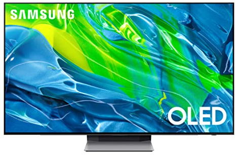 Samsung TV OLED QE55S95BAT Smart TV 55” Serie S95B, OLED, Alexa e Google Assistant Integrata, HEVC Main 10, DVB-T2, Argento (Eclipse Silver) (Ricondizionato)