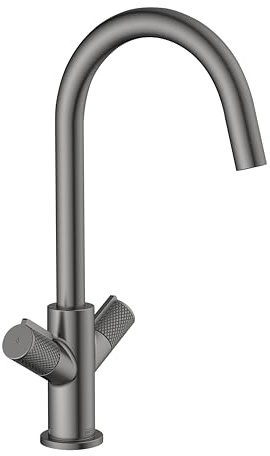 Fern Easyfit Mono Spültischarmatur Gun Metal