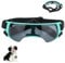 Sonnenbrille für Kleine Hunde, Augenschutz Brille Windschutzbrille,UV-Schutz Hunde Sonnenbrillen,Beschlagfrei,Hundebrille für Haustiere, für Motorrad Hundefahrradkorb Cabrio (Blau)