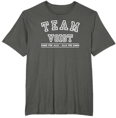 Familie Voigt Partnerlook T-Shirt