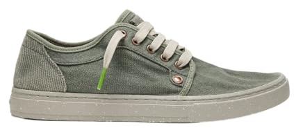 Satorisan - Heisei Gaia Terra.2 - Casual Sneaker Herren und Damen - Vintage Textil Sportschuhe Bequem, Nachhaltig und Dauerhaft - Farbe Wild Grass - Größe 37