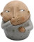 Mwqenxes Badezimmer-Statue „Junge Hält Nase“, Lustige -Badezimmer-Ornament-Geschenke