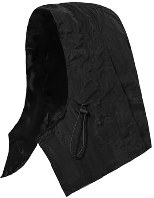 Clakllie Schnelltrocknend Motorradmaske wasserdichte Kopfbedeckung für Winter Sport & Outdoor Balaklava Gesichtsmaske Radsport Unterhelm Sport Maske Fahrrad Sturmhaube,Black