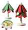 SWTHM 2 x Silikon-Weihnachtsbaum-Trivets, faltbar, Kochplattenschutz, Untersetzer, Tisch-Isoliermatten-Set, heiße Gerichte, Platzset für Tisch-Arbeitsplatte