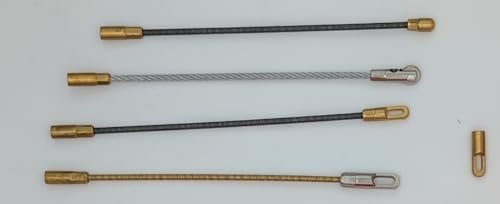 Guía Pasacables Profesional de 4,5 mm Poliester trenzado TALACANO | Enhebrador de Alambre para Electricista | Pasacables para Pared y Cableado Eléctrico | extremos intercambiables (30 Metros)