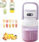 Juicepro Max Fresh Juicer Portable Bottle,2 in 1 Dual-Mode Juicer,Rechargeable Blender Cup 12 Stainless Steel Blades,Multi-Functional Juicer Machines for Vegetable and Fruit (purple)