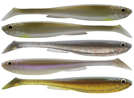 DAIWA Prorex Slim Shady, Flash Farbe-Set, Gummifischköder
