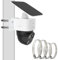 Kamera Halterung Kompatibel mit Eufy Security SoloCam S340/E30, Eufy Security 4G LTE Cam S330, Verstellbare Masthalterung für SoloCam S340/E30, Montagehalterung Wandhalterung Kamera Halter Zubehör