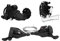 EVTSCAN Wake Bike 3x8 24 Speed ​​Groupset Bike Hebel Shifter Kit mit vorderem hinteren Umwerfer