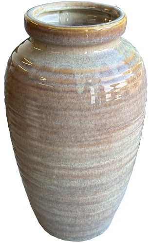 Hill Interiors Sabbia Collection Brindled Amphora Pot (30cm x 17cm x 17cm) (Brown)