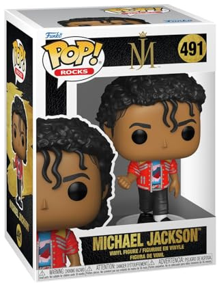 Funko POP! Rocks: Michael Jackson - Beat It | Offizieller Fanartikel und Merch - Vinyl Sammelfigur als Regal Deko - Geschenkidee zum Geburtstag für Fans und Sammler