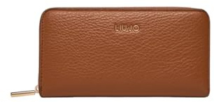 Liu Jo Caliwen Geldbörse mit Reißverschluss, Ginger Bread-81244, Taglia Unica, Minimalistisch