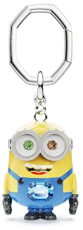 Swarovski Porte-clés Minions Bob, Multicolore, Acier inoxydable