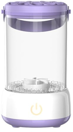 Nettoyeur Électrique de Pinceaux de Laveur Multifonction pour Outils de | Nettoyeur Automatique de Brosses Cosmétiques pour Salle de Bain, Studio et Passionnées de Beauté