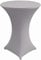 Gastro Uzal Stehtischhusse Stretch Home-Line in grau 80-85 cm rund Husse für Stehtische Tischhusse überwurf Bistrotischhussen Stretch