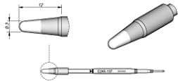 JBC C245107 Lötspitze für T245, rund