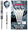 Unicorn Silver Star Gary Anderson Steel Dart, 80% Tungsten, 23g