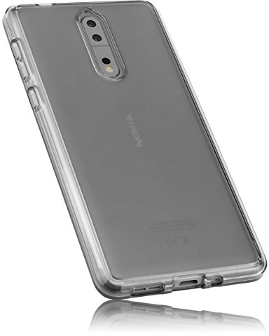 mumbi Nokia 8 Hülle Standard 8 transparent schwarz