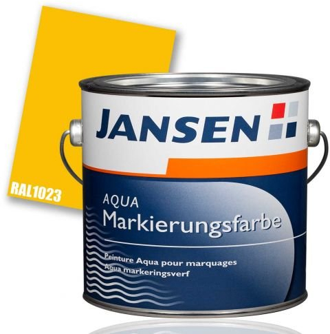 Jansen Aqua Markierungsfarbe gelb ca. RAL 1023 2,5l
