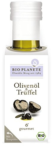 Bio Planète Olivenöl mit echtem weißem Alba-Trüffel (100 ml) - Bio