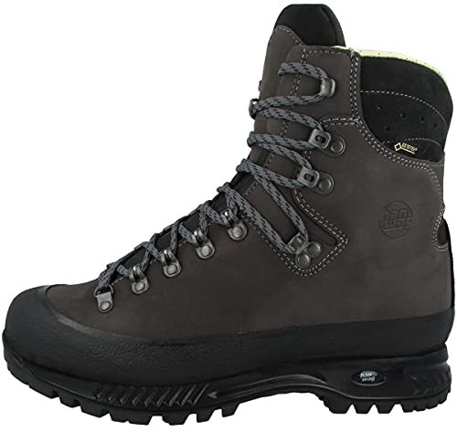 Hanwag Alaska GTX Wanderschuhe für Herren mit hohem Schaft, Asphaltgrau 2303 64, 48 EU