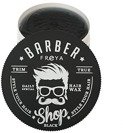 FREYA Barber Shop Haarwachs ohne Mineralöl, Silikone und Parabene - schwarz - 150 ml
