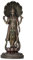 Veronese Design 32,5 cm Hindu-Gott Shesha Vishnu Antik Bronze Finish handbemalte Figur Statue