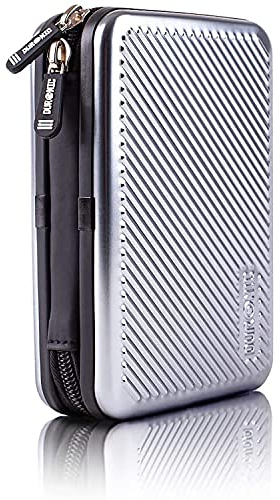 Duronic HDC3 SR Funda Protectora para Disco Duro Externo de Aluminio 11 x 16 cm Deal para GPS, Memoria Externa, batería portátil - Estuche Compacto y Resistente al Agua para Proteger Sus Archivos