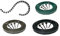 Garteneinfassung - Flexible Gartenumrandung - Sechs Verschiedene Längen - Beeteinfassung - 10m, 20m, 30m, 40m, 50m, 100m - Zwei Höhen 4cm und 6cm - Schwarz Flexible Beeteinfassung mit Heringen