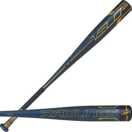 Rawlings Herren BB1V3-34 Baseballschläger, Navy/Gold, 34 inch