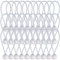 AOPRIE Lot de 30 tendeurs avec boules blanches 10,2 cm - Sangle Elastique - Résistants aux intempéries - Sangle d'arrimage pour camping, tentes, cargaisons, câbles et tuyaux